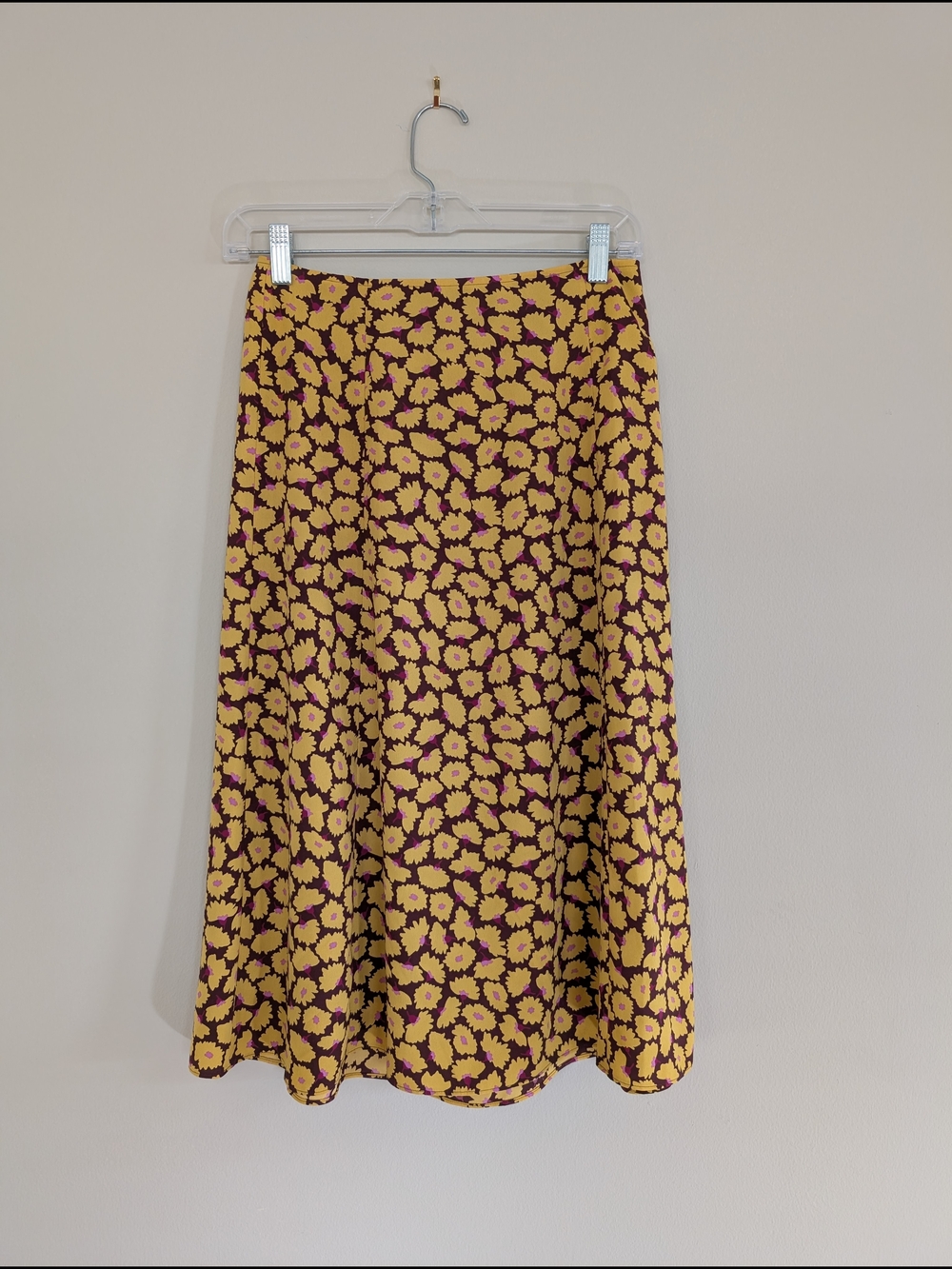 Kate spade Sunny Bloom Yellow Floral A-Line Skirt Size 0